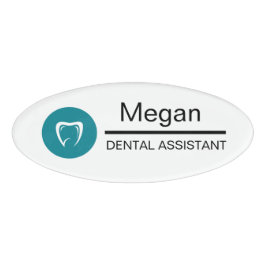 Tandartsassistent Aangepast Tandlogo Naambadge