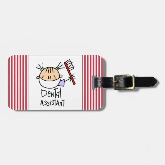 Tandartsassistent Bagagelabel (Voorkant horizontaal)