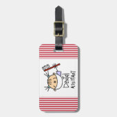 Tandartsassistent Bagagelabel (Voorkant verticaal)