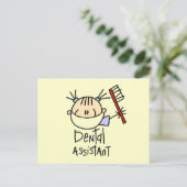 Tandartsassistent Briefkaart (Staand voorkant)