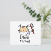 Tandartsassistent Briefkaart (Staand voorkant)