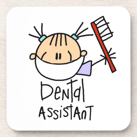 Tandartsassistent Drankjes Onderzetter (Voorkant)