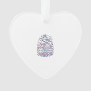 Tandartsassistent Eenhoorn maar maak het Magisch S Ornament