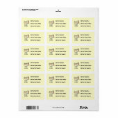 Tandartsassistent Etiket (Full Sheet)
