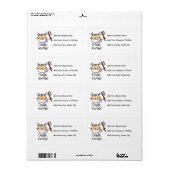 Tandartsassistent Etiket (Full Sheet)