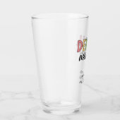 Tandartsassistent Geschenk met naam Glas (Rechts)