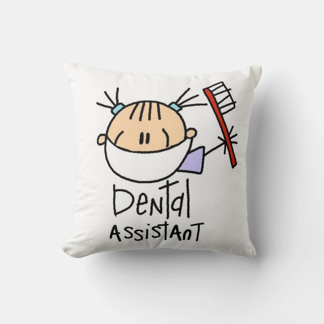 Tandartsassistent Kussen (Voorkant)