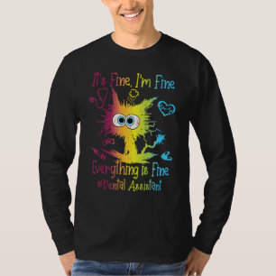 Tandartsassistent Leven Alles Is Goed Kleurrijk T-shirt