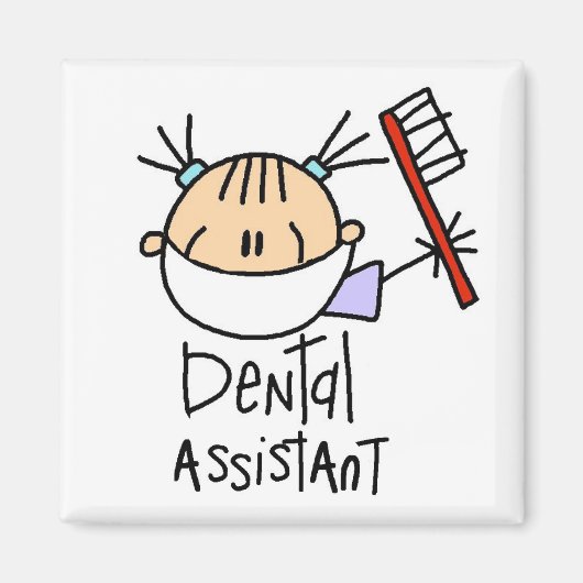 Tandartsassistent Magneet (Voorkant)