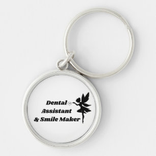 Tandartsassistent Ronde Sleutelhanger Smile Maker