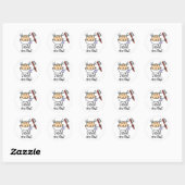 Tandartsassistent Ronde Sticker (Vel)