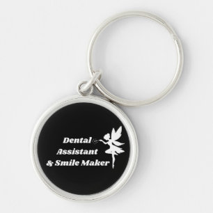 Tandartsassistent Sleutelhouder Smile Maker Fee Sleutelhanger