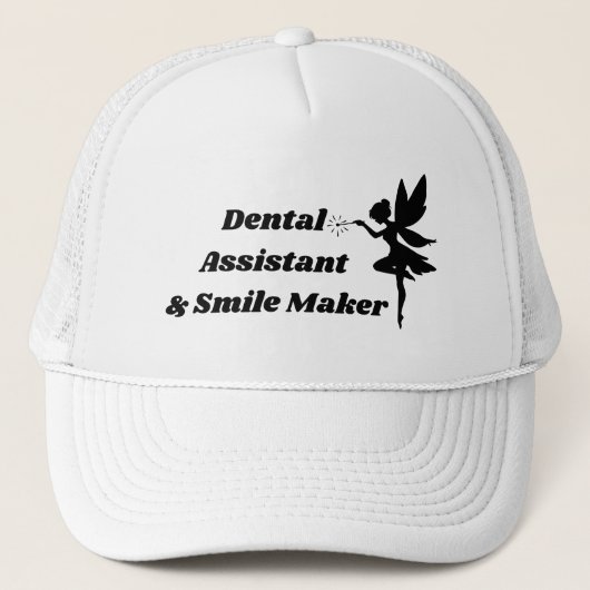 Tandartsassistent Smile Maker Fee Truckerhoed Trucker Pet (Voorkant)
