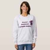 Tandartsassistent & Smile Maker Feeën Sweatshirt (Voorkant volledig)