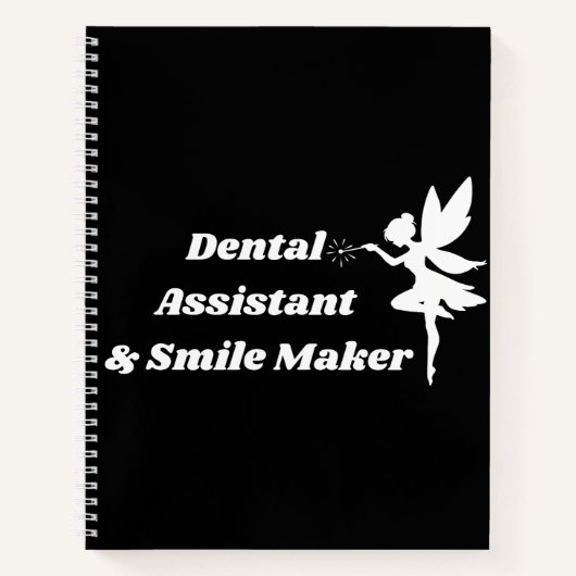 Tandartsassistent Smile Maker Spiraal Notebook Notitieboek (Voorkant)