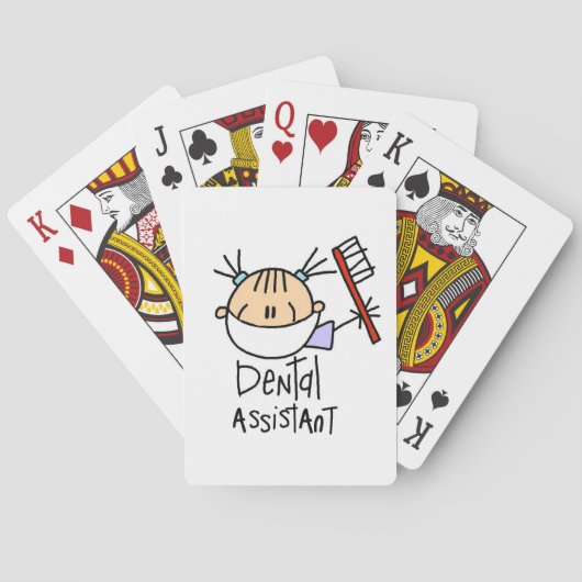 Tandartsassistent Speelkaarten (Achterkant)