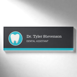 Tandartsassistent Tandarts Tand Logo Naambadge