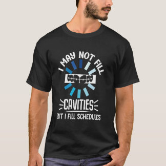 Tandartsassistent Tandartsreceptionist Vullende Af T-shirt