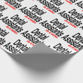 Tandartsassistenten doen het beter cadeaupapier (Hoek)