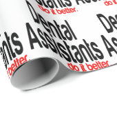 Tandartsassistenten doen het beter cadeaupapier (Rol Hoek)