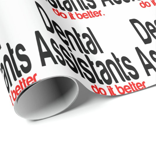 Tandartsassistenten doen het beter cadeaupapier (Rol Hoek)