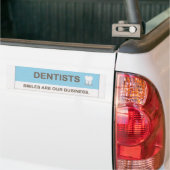 tandartsen bumpersticker (Op Truck)