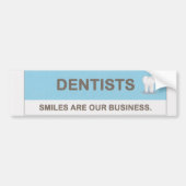 tandartsen bumpersticker (Voorkant)