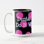 tandartsen doen het met een glimlach - mok (Links)