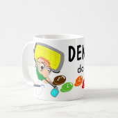 Tandartsen doen het met vulling koffiemok (Voorkant links)