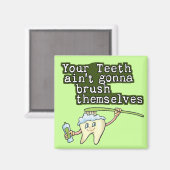 Tandartsen en Hygiënen Magneet (Voorkant / Achterkant)