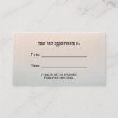 Tandartsenbureau Professionele Tandarts Marine & Z Afsprakenkaartje (Achterkant)