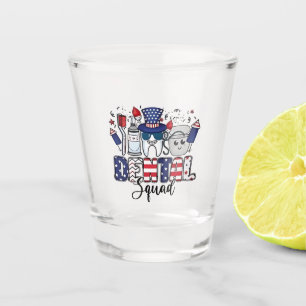 Tandartsenploeg Schattige Tandarts Hygiëniste 4 ju Shot Glas