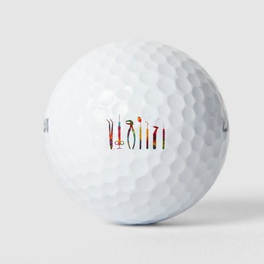 Tandartsgereedschap Golfballen (Voorkant)