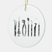 Tandartsgereedschap Keramisch Ornament (Links)