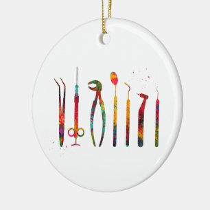 Tandartsgereedschap Keramisch Ornament