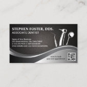 Tandartsgereedschap | QR Code visitekaartje (Voorkant)