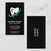 Tandartsgereedschap | Tandpictogram Visitekaartje (Voorkant / Achterkant)