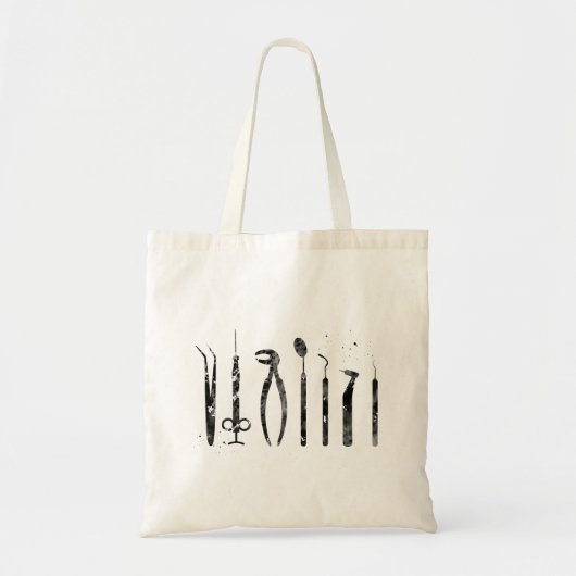 Tandartsgereedschap Tote Bag (Voorkant)