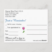 Tandartsherinnering Briefkaart - SRF (Achterkant)