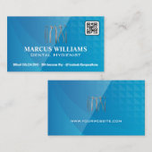 Tandartsinstrumenten Logo | QR-code Zakelijk Visit Visitekaartje (Voorkant / Achterkant)