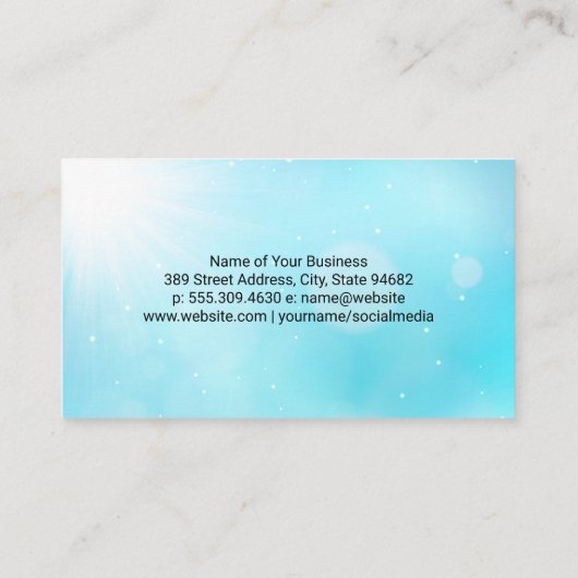 Tandartsinstrumenten | QR-code  Visitekaartje (Achterkant)