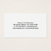 Tandartsinstrumenten | Tanden Icoon Visitekaartje (Achterkant)