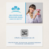 Tandartslogo | Glimlachende tandarts Visitekaartje (Voorkant /achterkant)