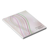 Tandartsnotitieblokken met lintstrepen notitieblok (Schuin)