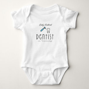 Tandartsorthodontist baby-tandarts in opleiding romper