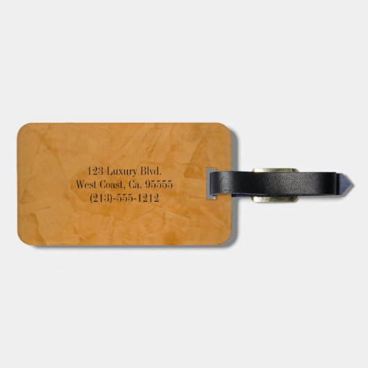 Tandartspraktijk Bagagelabel (Achterkant horizontaal)