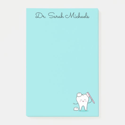Tandartspraktijk gepersonaliseerde notities post-it® notes (Voorkant)