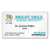 tandartspraktijk magnetisch visitekaartje (Voorkant)