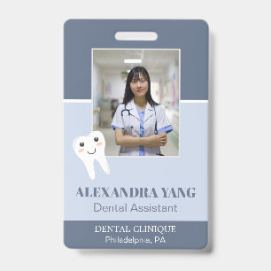 Tandartspraktijk medewerker, Tandartsassistent Fot Badge