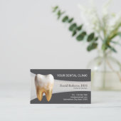 Tandartspraktijk Moderne Marmeren Tand Tandarts Afsprakenkaartje (Staand voorkant)